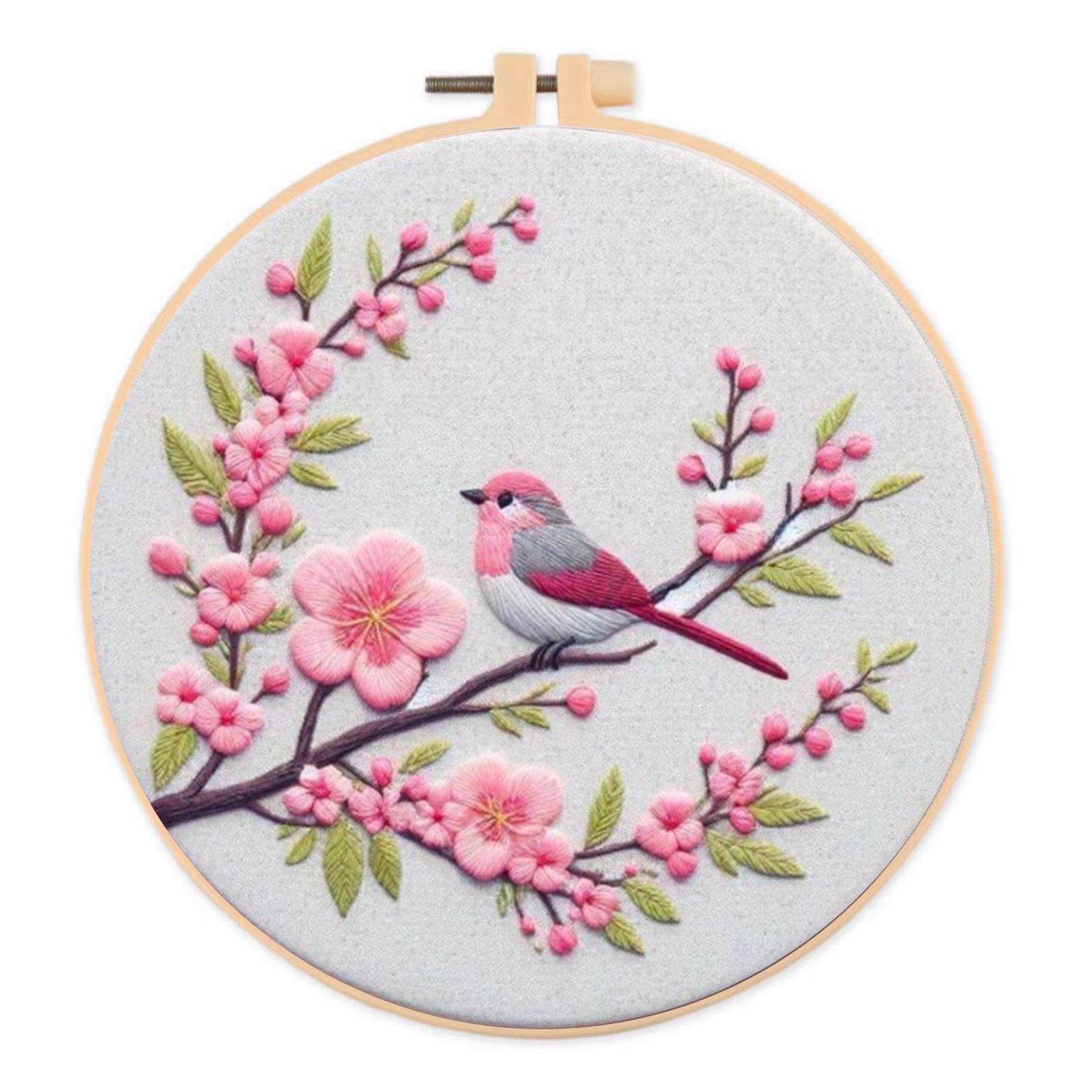 Kit de Broderie pour Adultes - Motif Scénique - Coton - Cadeau Noël Anniversaire