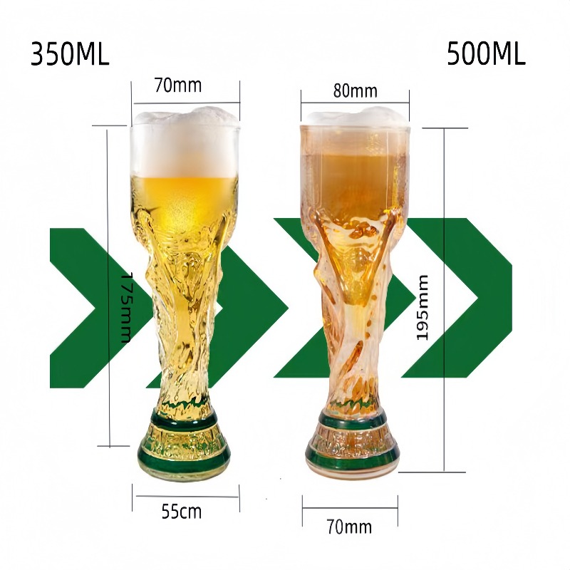 Neuartiges Trophäen Bierglas Kaffeetassen Komfortabler Griff mit Markanter Textur Perfekt für Zuhause Familienfeiern Getränke