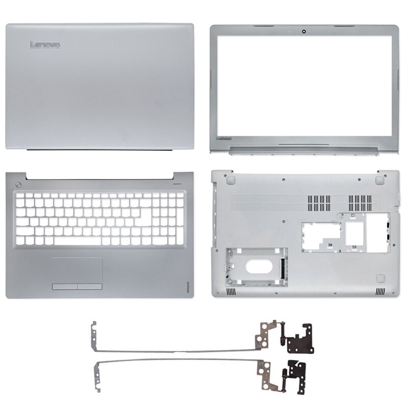 Screen Case For Lenovo ideapad 310-15ISK 310-15ABR 310 15isk Laptop LCD Back Cover/Front Bezel/Palmrest/Bottom Case Silver