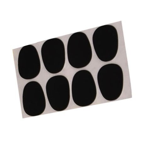 Goede 8 Stuks Altsax Mondstuk Patches Pads Kussens 0.8Mm Black