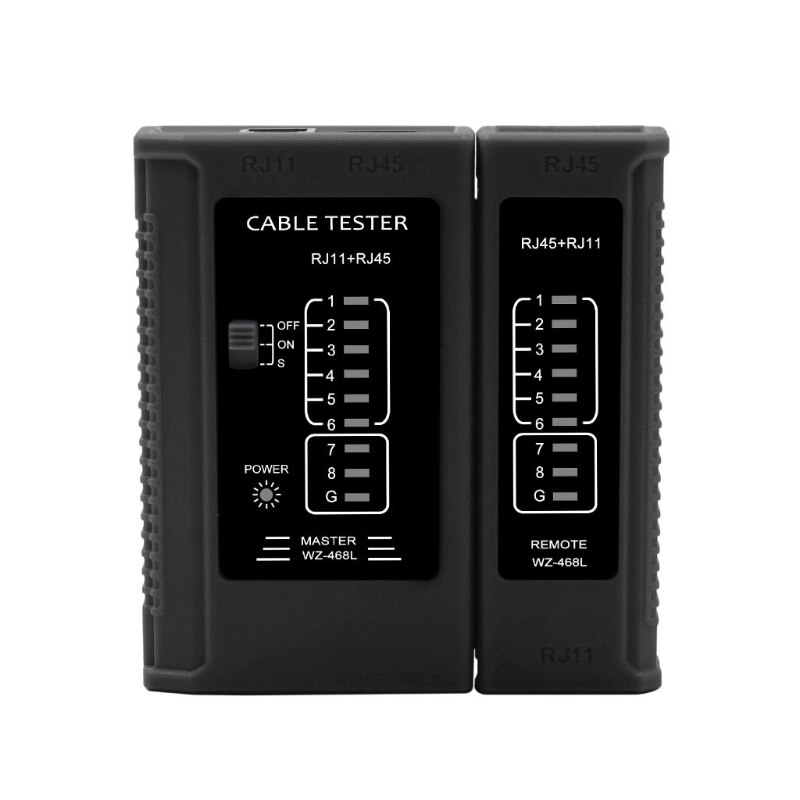 Multifunction Networks Cable Tester Line Measuring Instrument Portable Test Tool Electrical Instrumentation Network Analyzer: A