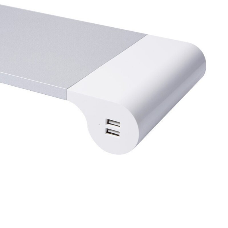 Computer monitor stand, usb adapter, desktop direct charge computer booster pad