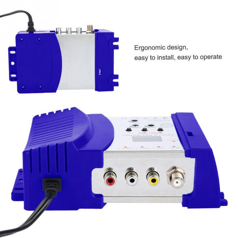 Home Modulator Digital RF Modulator AV to RF AV to TV Converter VHF UHF A Clearer Picture Easy To Install And Operate
