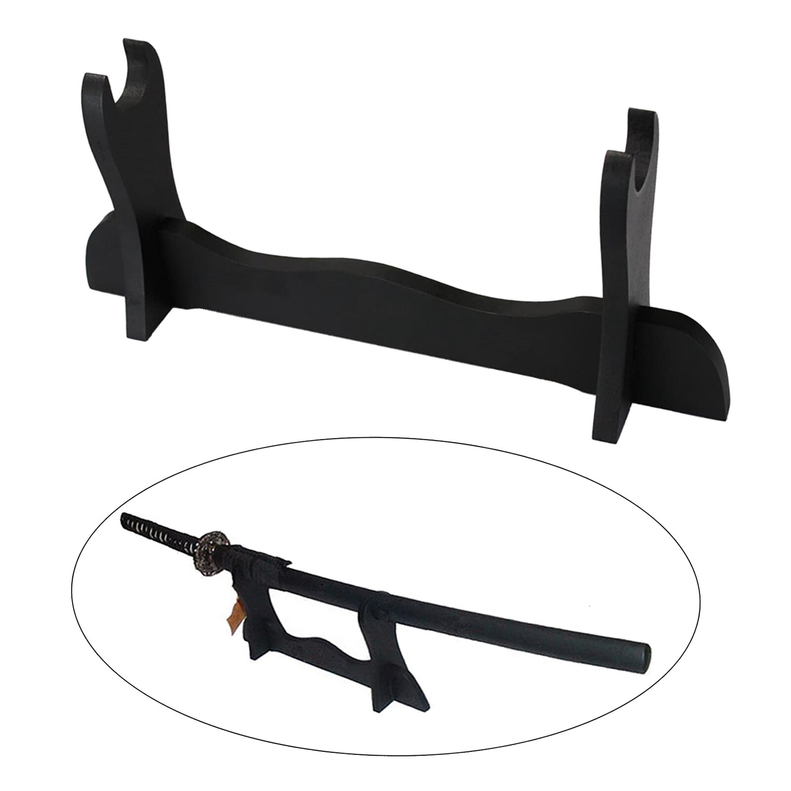 1Pcs Acryl Zwaard Tafel Display Houder Tafel Stand Voor Katana Of Wakizashi