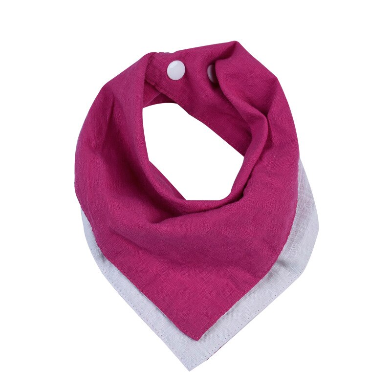 XCQGH Biancheria per Neonati Bavaglini Del Bambino Reversibile Bandana Drool Bib Saliva Asciugamano di Cotone Della Ragazza del Ragazzo Appena Nato Triangolo Sciarpa Tovagliolo Quadrato