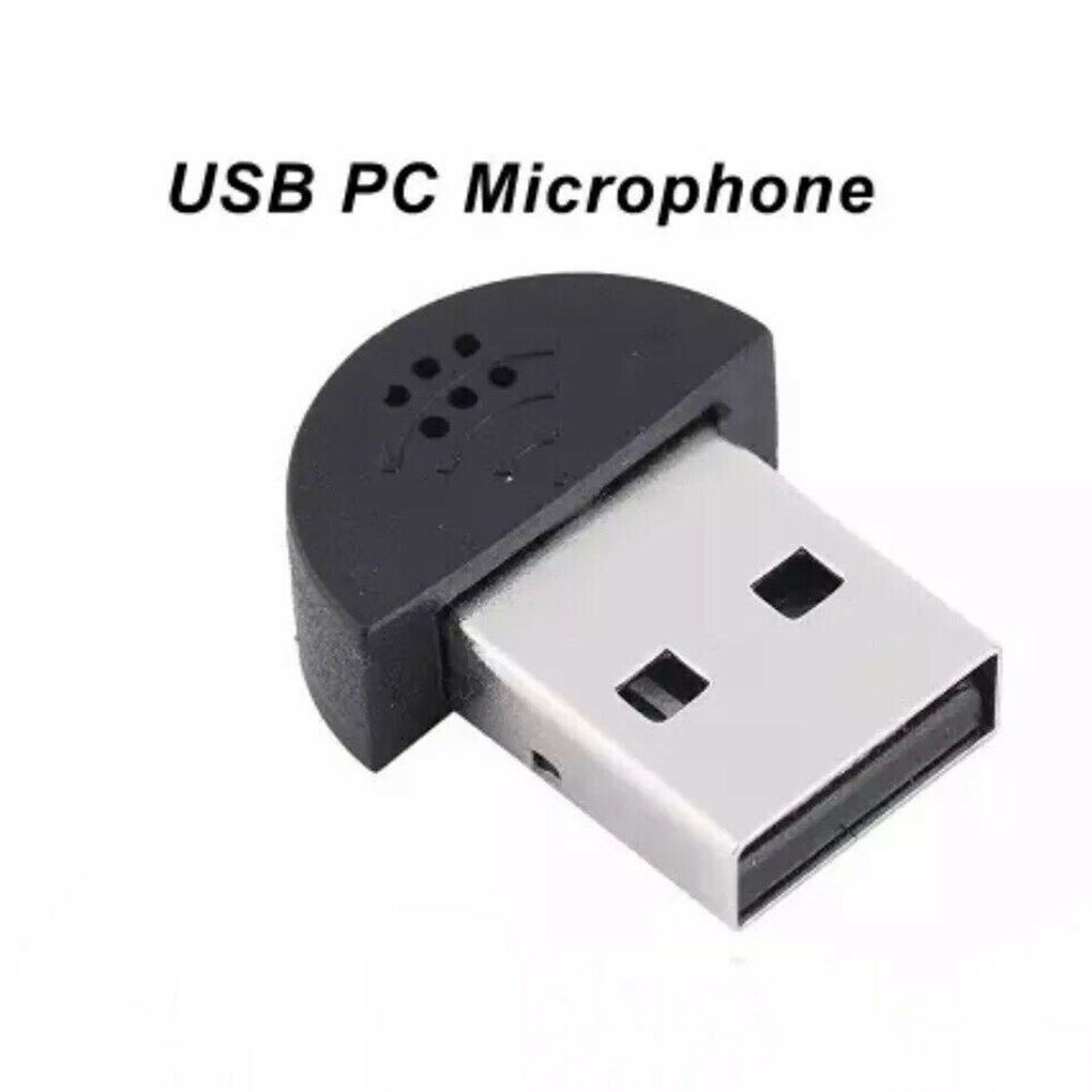 USB Mini Microphone Driver-Free Mic for Laptop Computer Recording Equipment Device