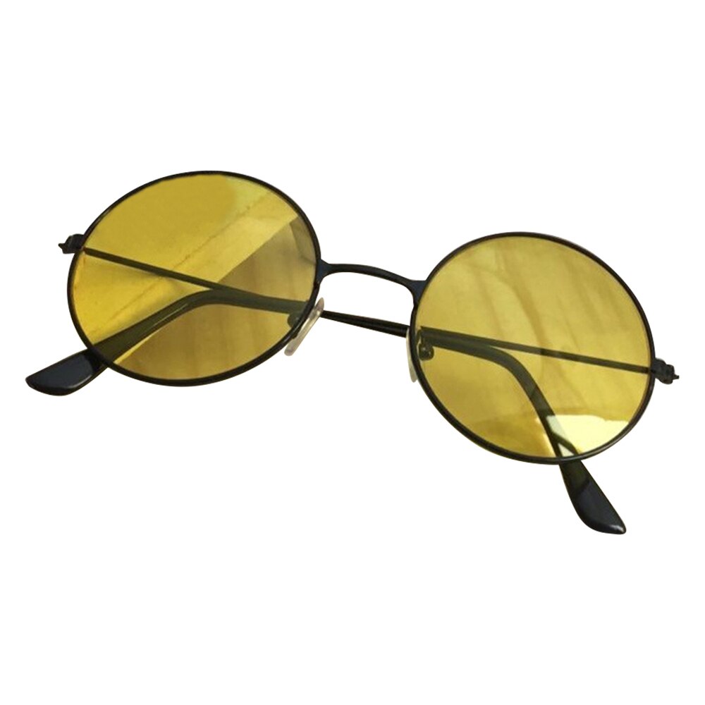 Kvinner retro runde plast briller linse solbriller briller ramme briller kvinner retro runde plast kjørebriller: 7