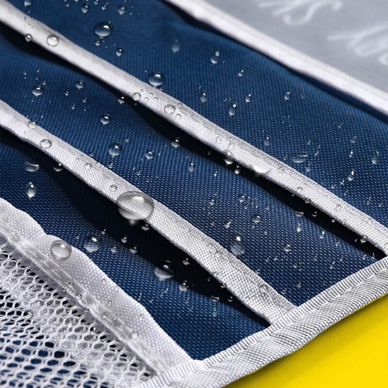 Multifunctional Student Learning Hanging Book Bag Desk Organizer Canvas Book Storage Magazine Holder