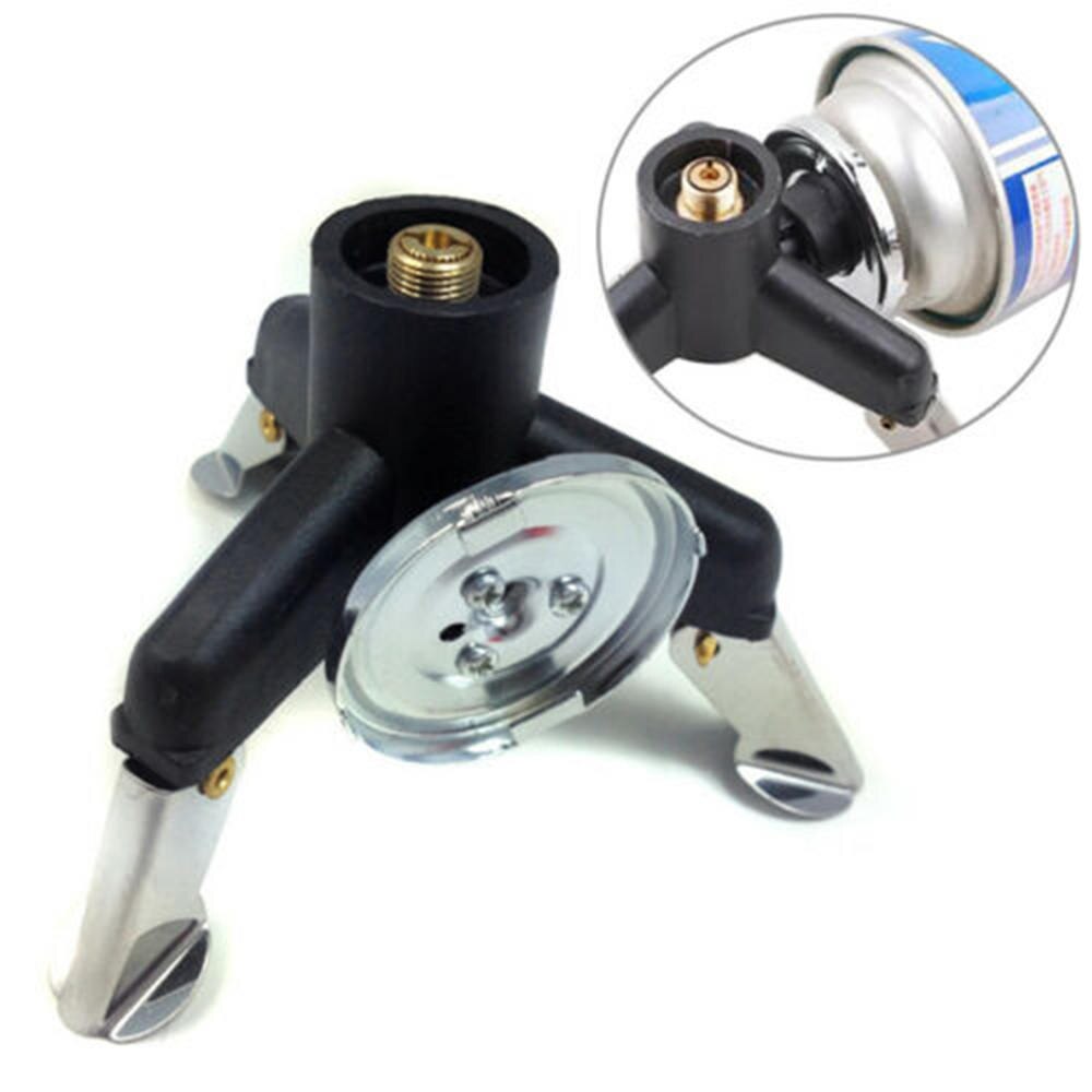 Gas Stove Connector 1PC Three Legs Outdoor Flat Tank Conversion Hiking Picnic Camping Supplies Tripod Stove Adapter