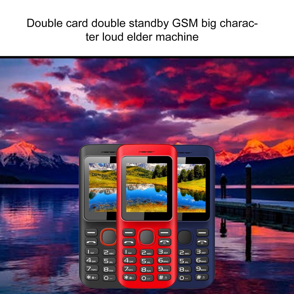 Double carte double veille Gsm gros mots fort vieil homme téléphone Portable gros mots fort vieux téléphone Portable Portable vieux téléphone Portable