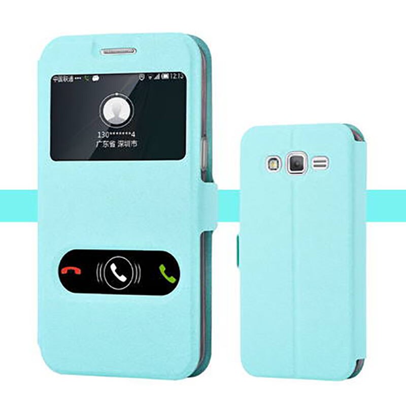 Coque pour samsung galaxy grand 2 duos  g7102 g7106 g7108 g7109, étui en cuir à rabat pour samsung galaxy grand 2