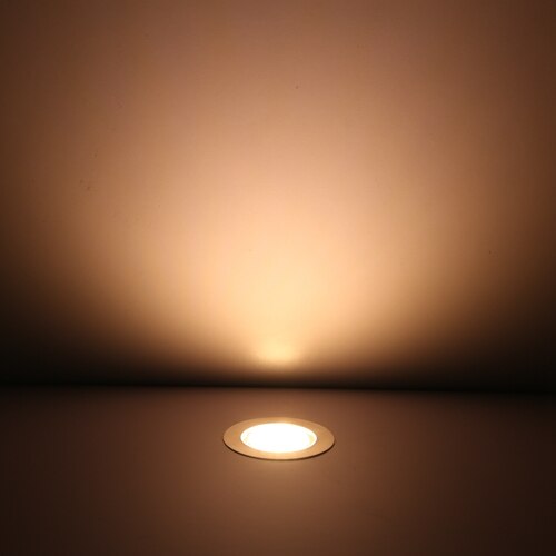QACA Außeneinbau Lampe Niederspannungs FÜHRTE Deck Beleuchtung Edelstahl Wasserdichte B108: Warmes Weiß