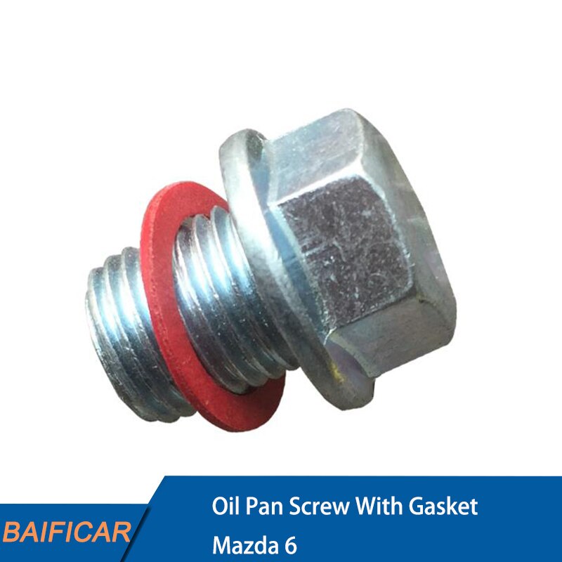 Baificar Brand Genuine Oil Pan Screw Drain Plug With Gasket For Mazda 6