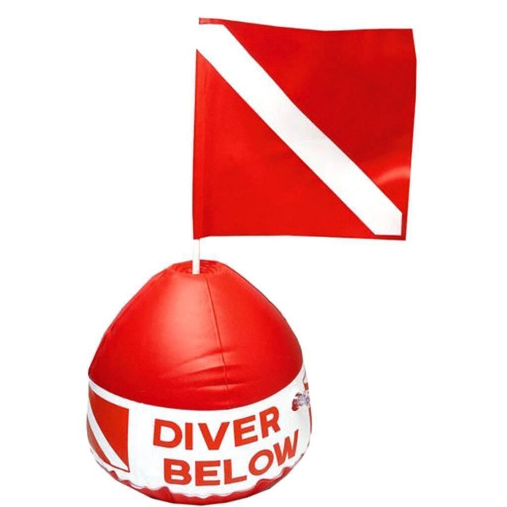 Dykning uppblåsbar signal flytare snorkel dyk dyk dyk yta markör uppblåsbar dyk flagga skylt signal boj