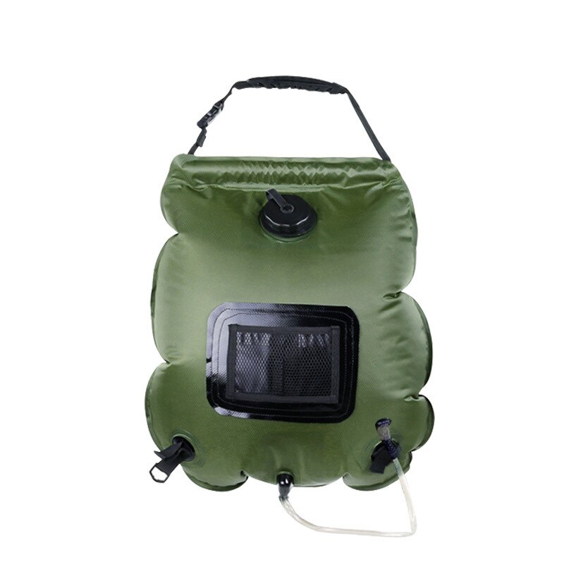 Douche Bag Voor Camping Outdoor Wandelen Picknick Zwemmen 5 Gallon/20L Solar Draagbare Tas Met Schakelaar Slang En Douche hoofd
