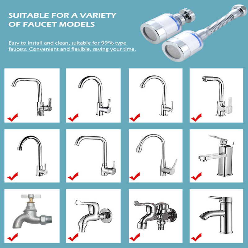 Draaibare Kraan Waterfilter Verwijder Chloor Zware Metalen Gefilterde Douches Hoofd Verzachten voor Hard Water Bad Filtratie Purifier