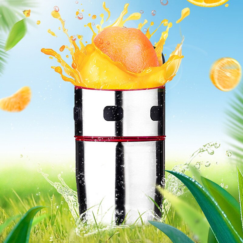 Krachtige Rvs Oranje Juicer Draagbare Handmatige Deksel Rotatie Citrus Juicer Citroen Oranje Tangerine Sap Squeezer