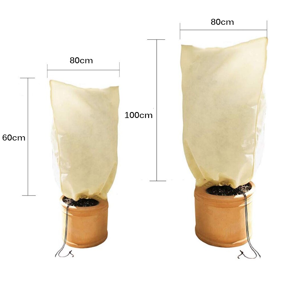 Warm Cover Tree Shrub Plant Protecting Bag Frost Protection Yard Garden Winter Garden Waterbulbs Redes De Proteccion Plant Cover