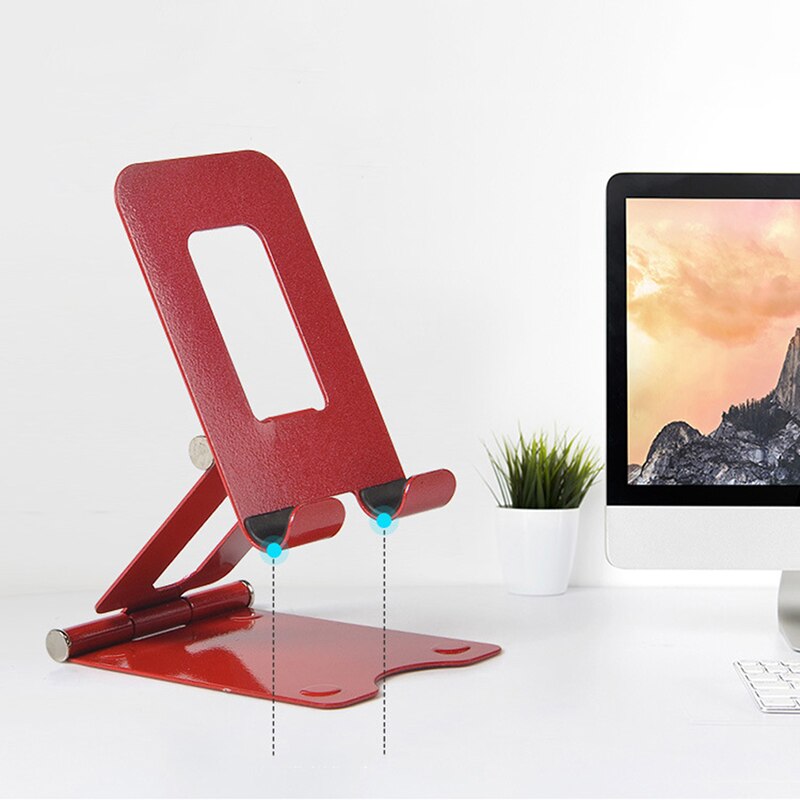 Desktop Tablet Holder Metal Table Cell Foldable Extend Support Desk Mobile Phone Holder Stand For Phone IPad Adjustable Bracket