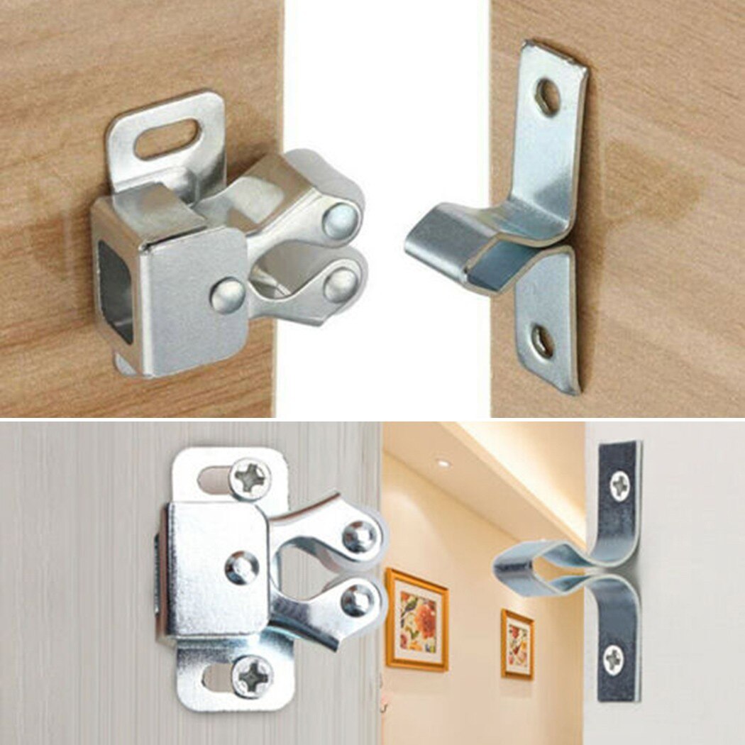 10x Home Double Roller Catch Latch Cupboard Cabinet Door Furniture Caravan Boat For Cabinet Door,storage,commode,cupboard Doors