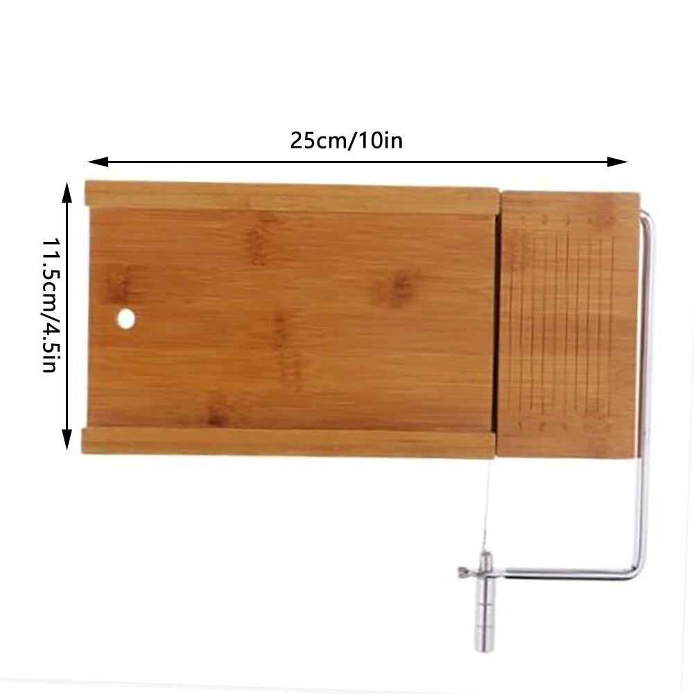 Soap Making Tools Set Adjustable Wooden Soap Cutter Box Stainless Steel Wax DIY Soap Slicer Wavy Knives Soaps Making Kits