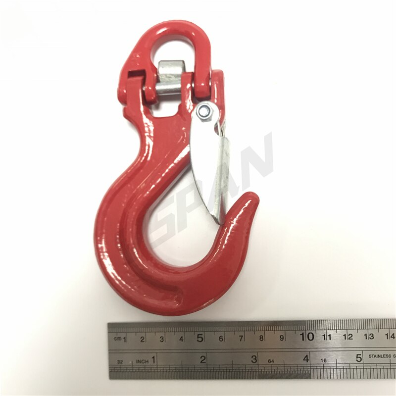 in Acciaio forgiato Grado 80 metà-collegamento Chiusura di Sicurezza Cerniera Verricello Cavo Gancio Girevole verricello Gancio per jeep attaccabrighe Camion spento-strada di Recupero