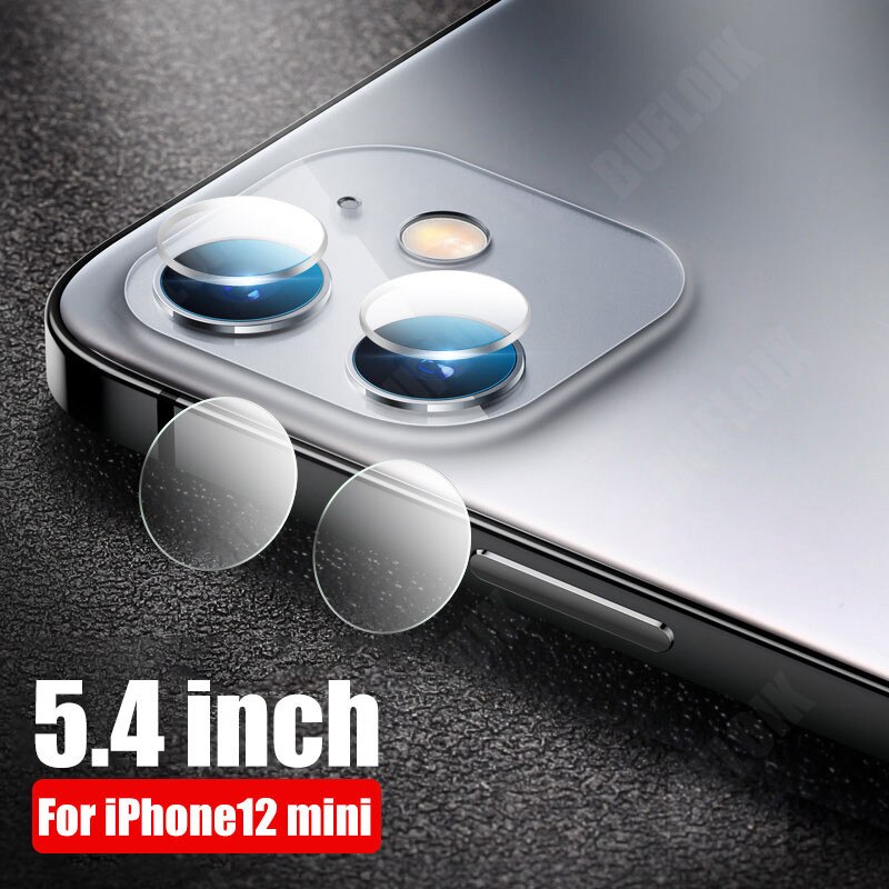 3Pcs Camera Bescherming Glas Voor Iphone 11 12 Mini Pro Max X Xr Xs Max Screen Protector Voor Iphone 11 Pro 7 8 Plus Se Lens Glas: For iphone 12 mini