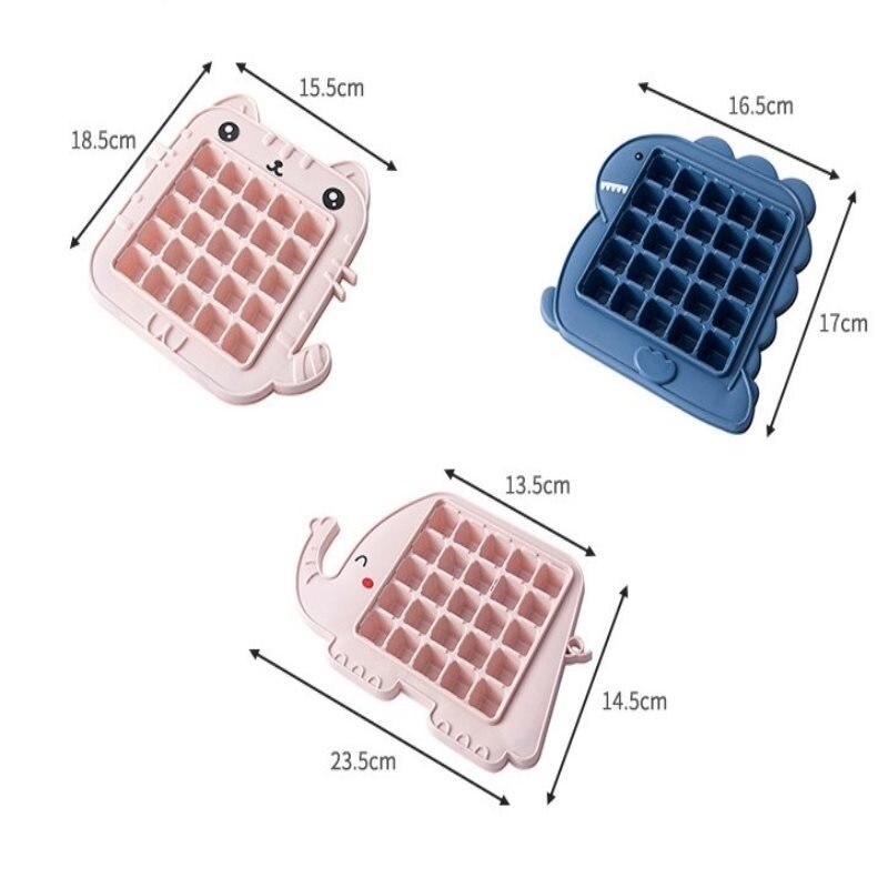 Leuke Cartoon Plastic Ijsbakje Maker Keuken Bar Diy Vierkante Vorm