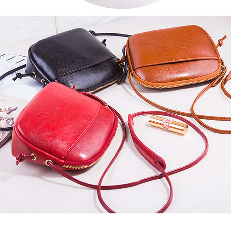 Aminyee kvinners veske polyester myk enkel skulderveske årgang kvinnelig luksuriøs skulderveske med lange stropper, skulder til kvinner