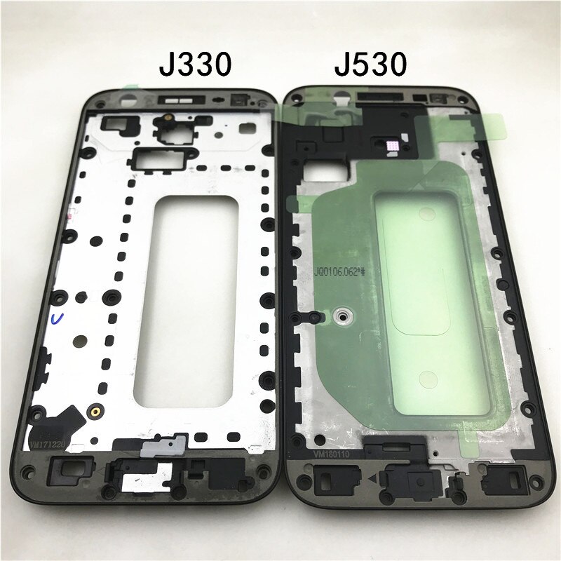 Coque de plaque LCD, cadre avant et central, pour Samsung Galaxy J3 Pro J5 Pro J7 Pro J330F J530F J730F