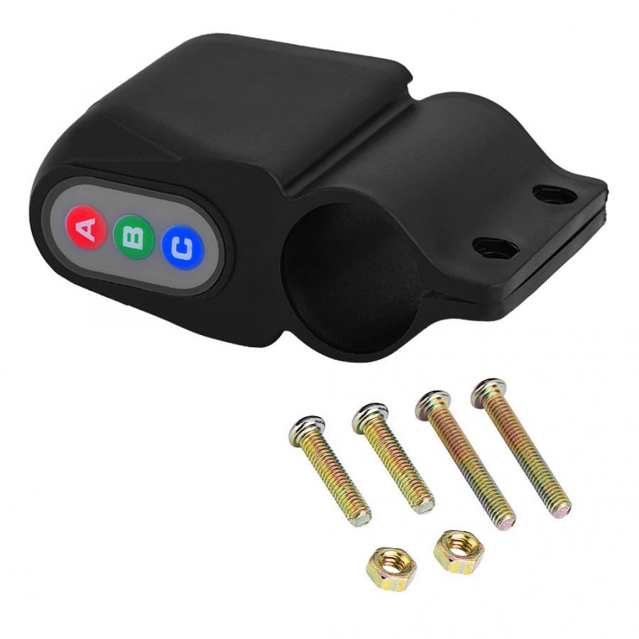 Anti-theft Bike Lock 4 Digit Code Sound Loud Electronic Cycling Security Lock Vibration Alarm Bicycle Lock