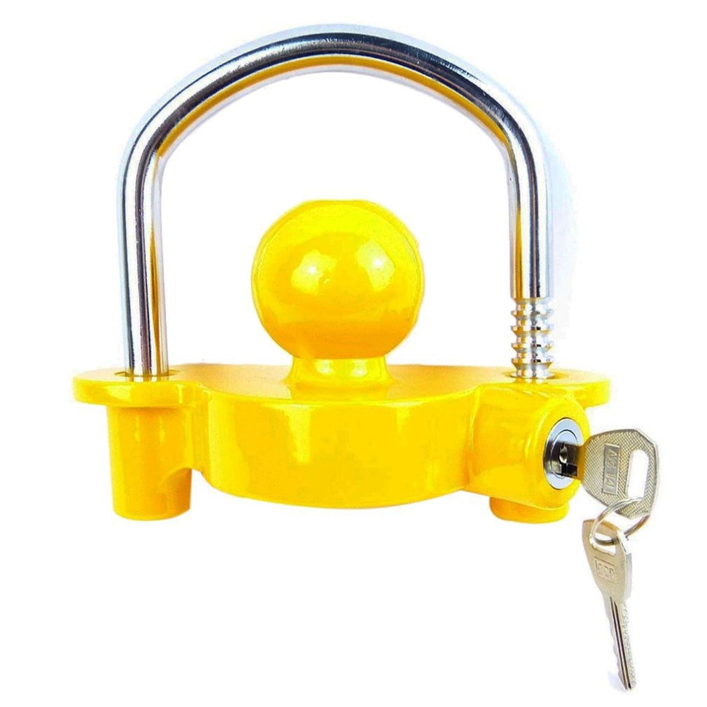 Serrure de verrouillage d'attelage Anti-vol | Pièces de remorque remorquage Ball caravane Camping remorque antivol, accessoires de remorque antivol