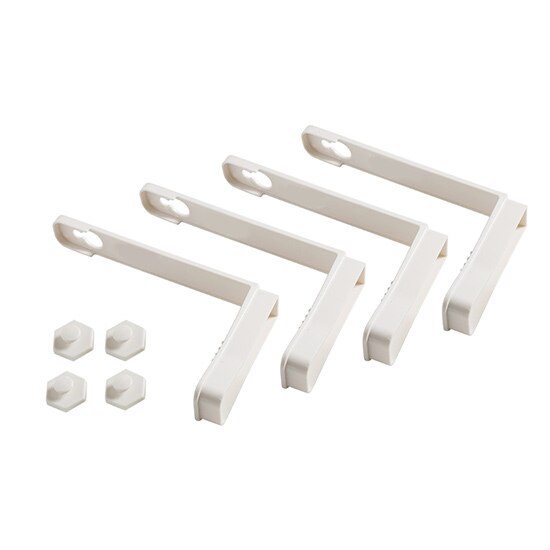 4 Stuks Vel Houders Aanpak Voor Het Houden Van Uw Lakens Op Uw Matras-Geen Elastische Bandjes Of Clips. Installeren: 4pcs white