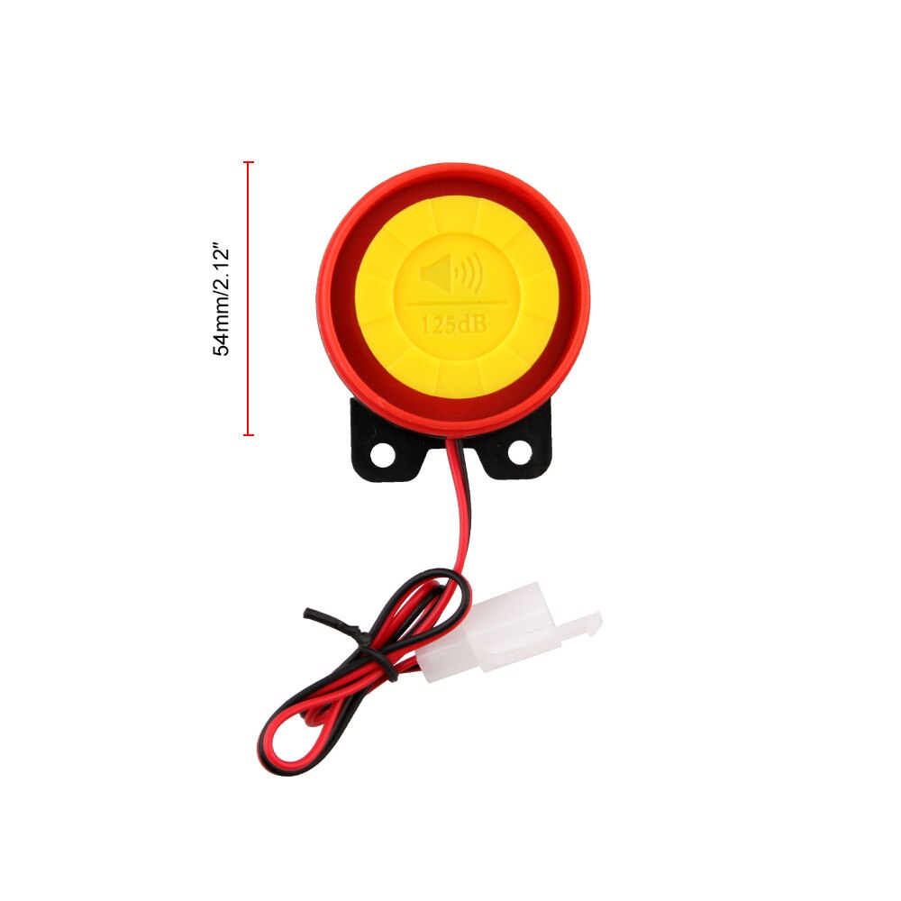 Motorrad alarmanlage 12V Universal- Anti-Diebstahl Sicherheit Einbrecher Alarm System Fernbedienung Horn Alarm Warner