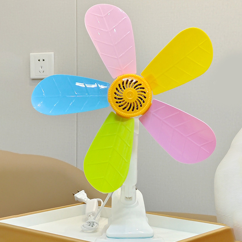 Portable Home Desktop Clip Fan Mini Electric Office Clamp Cooling Fans Student Dorm Bed Natural Wind Ventilation 220V: Blue