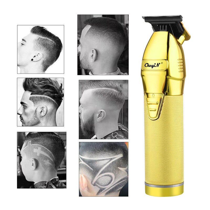 Strong Power Electric Hair Clipper Quick Charge Low Noise T Hair Trimmer for Men Kids Hair Carving Barber Outliner