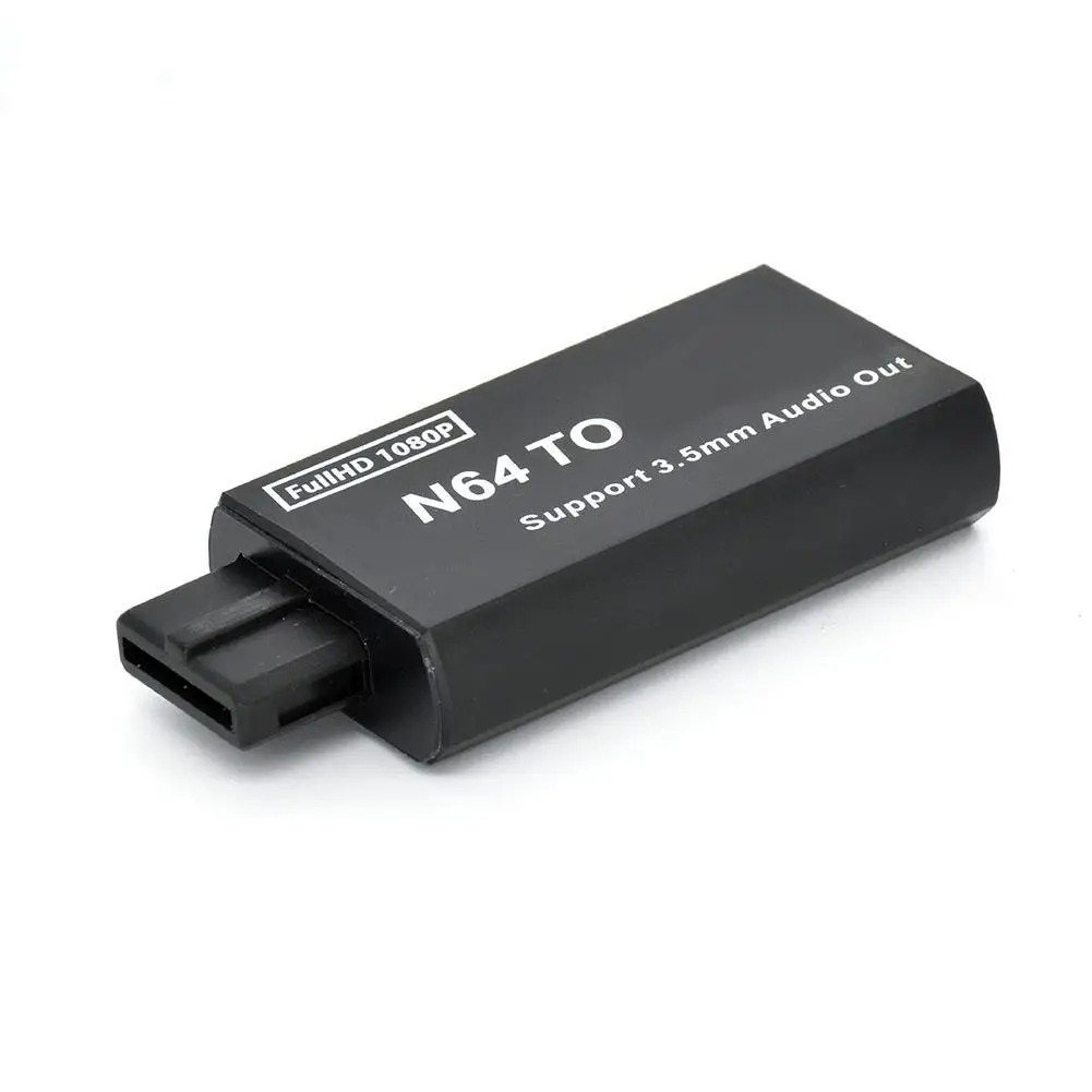 Adaptador de vídeo de para consola Gamecube N64 a HDMI, Cable convertidor adaptador compatible para N64/SNES/NGC