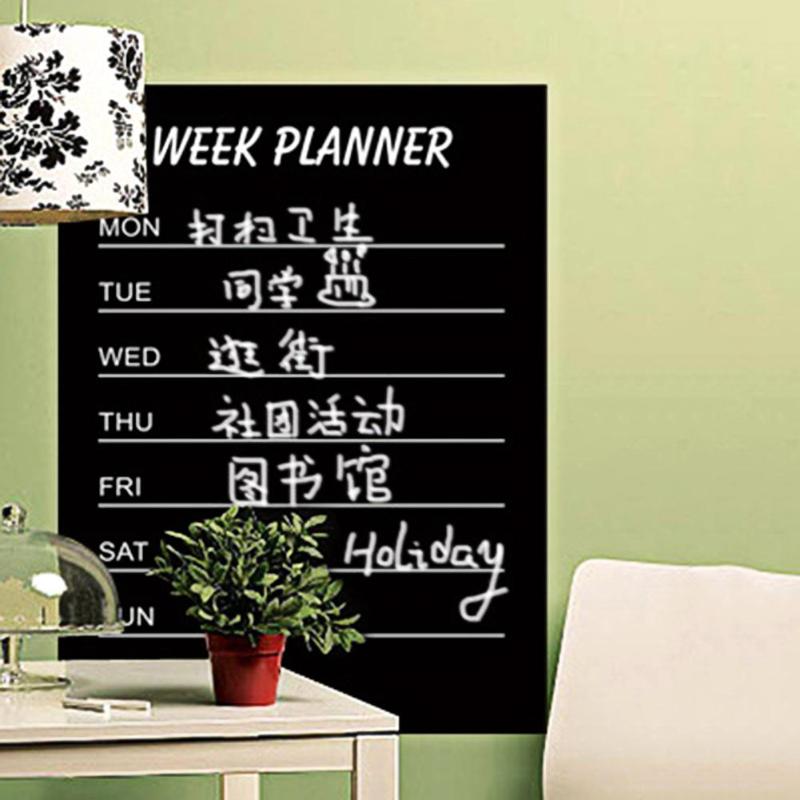 Removable Blackboard Sticker PVC Waterproof Children Graffiti Writing Board Blackboard Learning Office School Office Supplies