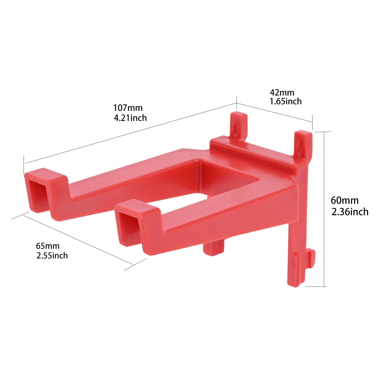 Ganchos para tablero perforado ABS, piezas de herramientas montadas en la pared, caja de almacenamiento, estante, placa, componentes, herramienta, tablero colgante, gancho de garaje, 10/5/2/1 ud.