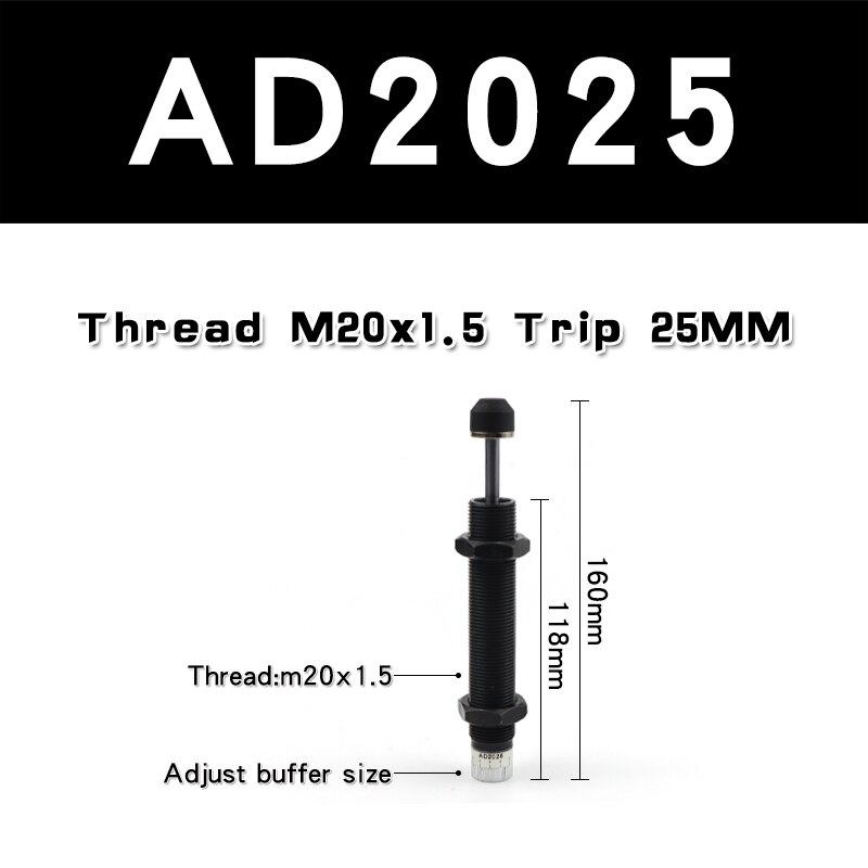 Ad hydraulikkoljetrykket acj buffer  ad1410 /2030/1412/1416/1420 / / 2550/2580/3650 justerbart spjeldsylindertrykk: Ad2025