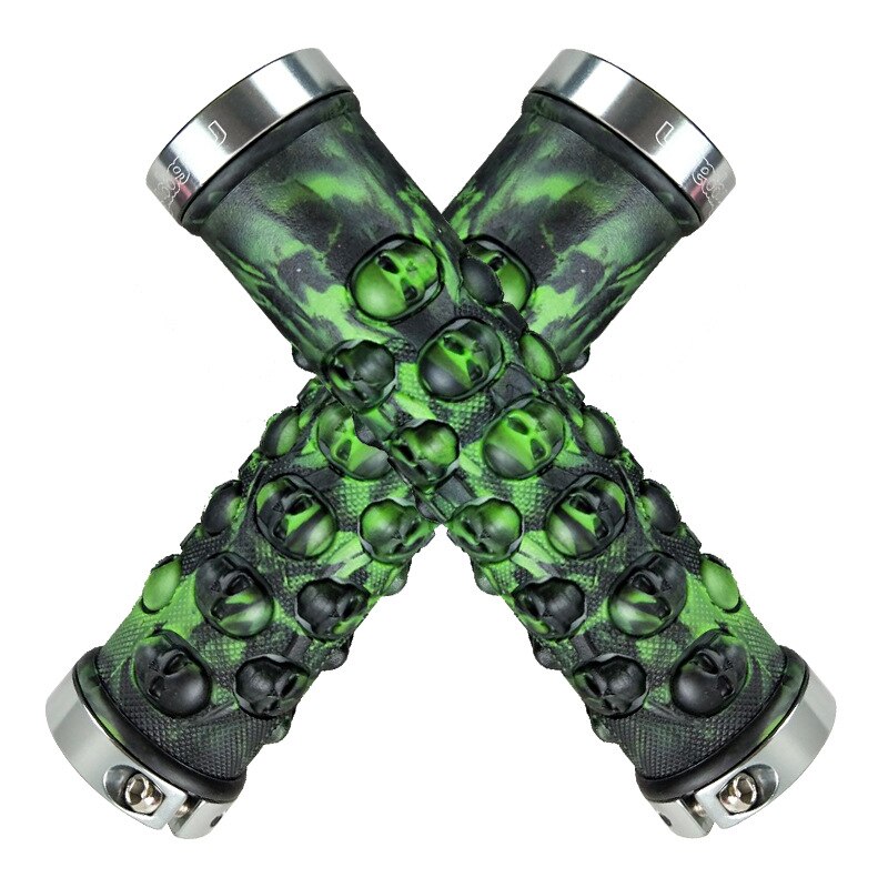Original Fahrrad Lenker Gummi Griffe MTB Griff grip Rennrad Grip Anti-skid Radfahren Lenker Fahrrad Zubehör Griffe: green
