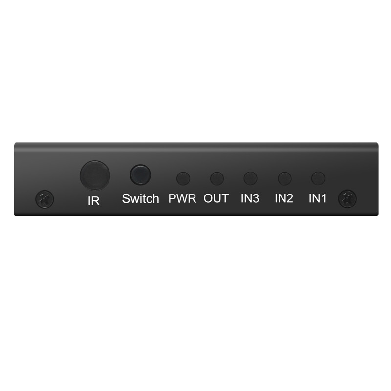 Esynic 3 Port Hdmi Switch Hdmi Hub 3 In 1 Out Met Ir Afstandsbediening Ondersteuning 4K 3D Hdmi Switcher voor Blu-Ray Dvd PS3 Laptop Projector