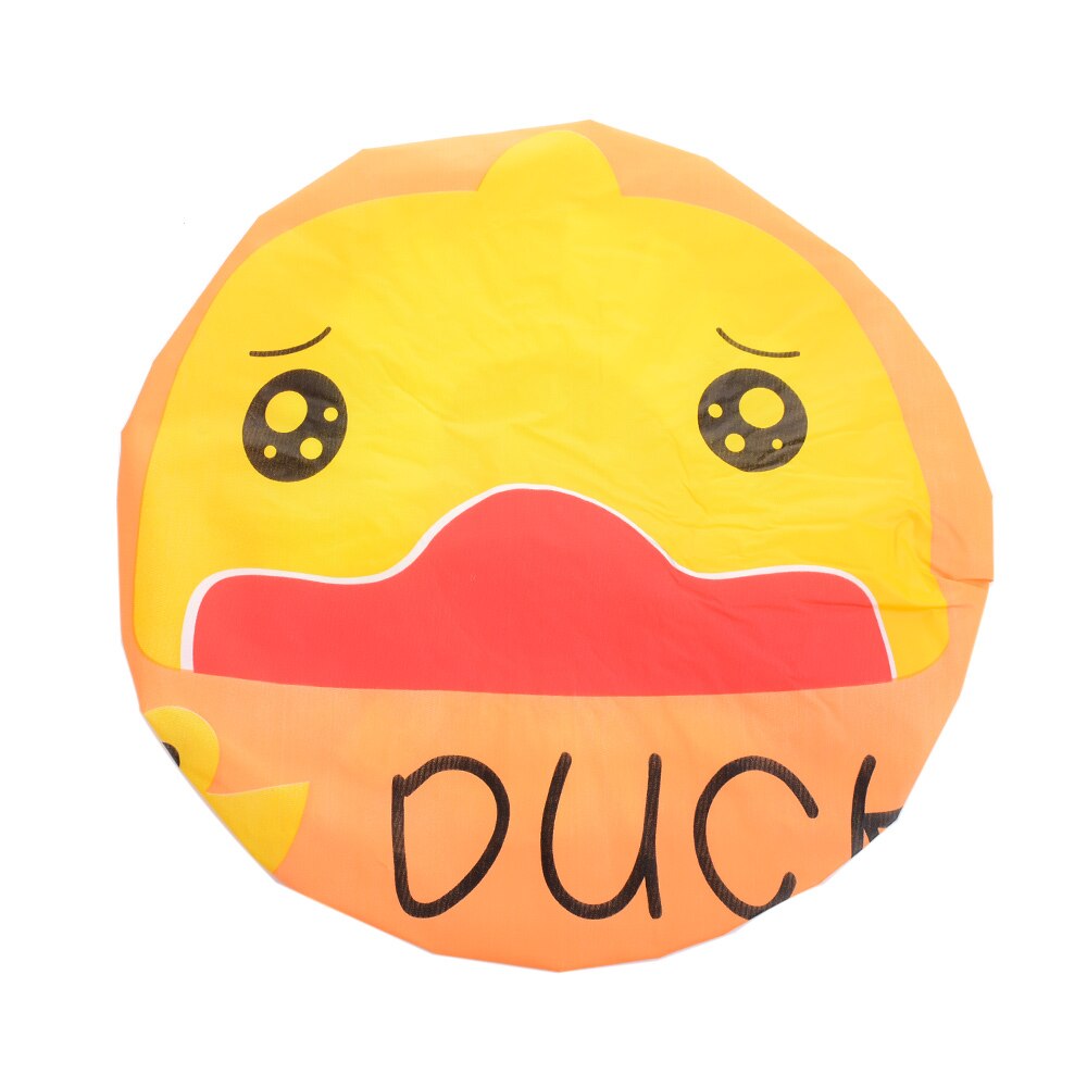 thirstyAA Plastic Waterproof Shower Caps Eco-Friendly Cartoon Lovely Elastic Band Hat Bath Cap Bathroom Women Bathing Cap: D