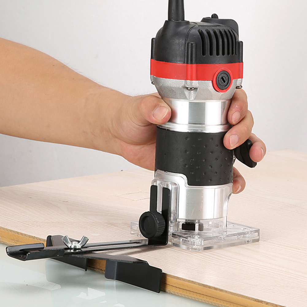 Holzbearbeitung Router Holz Hand Fräsen Maschine Elektrische Trimmer 800W 220V Fräser Trimmen Stoßen Schneiden Werkzeuge