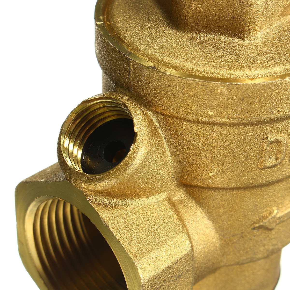 DN20 Brass Water Pressure Regulator Reducer PN16 3/4" Adjustable Valve Gauge Meter for Hydraulic Instability Water Purifier