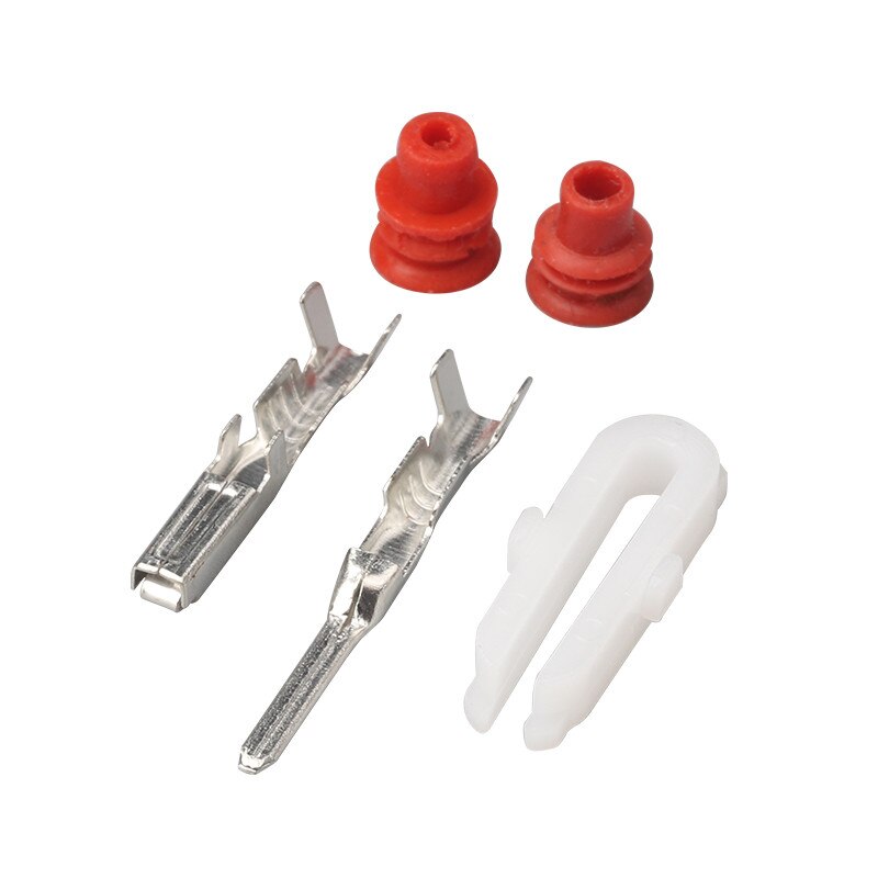 100 sæt sæt  mg640329-5 mg610327-5 sorte swp stil vandtæt han-hun-adapter bilstik 3- benet stik
