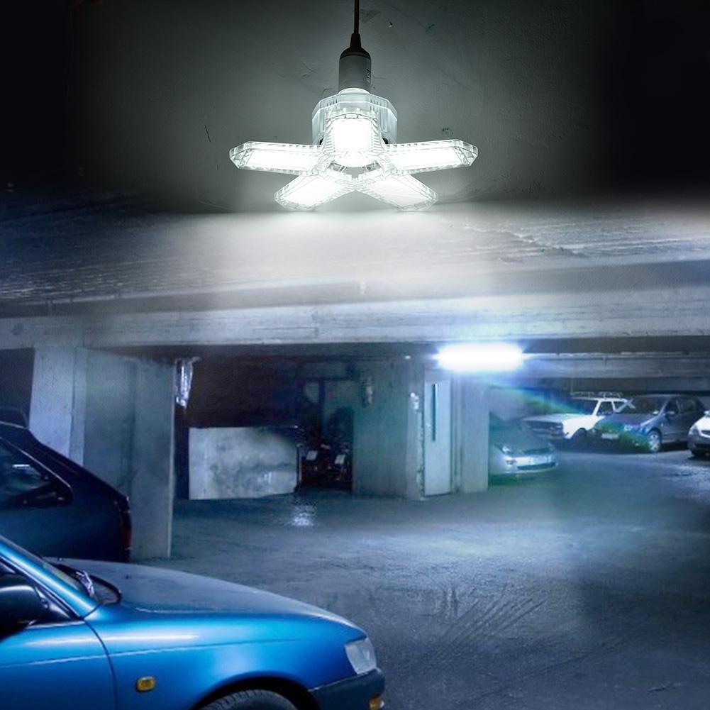 Garage Light Deformable Foldable Garage Ceiling Lamp for Indoor Outdoor 80W/100W