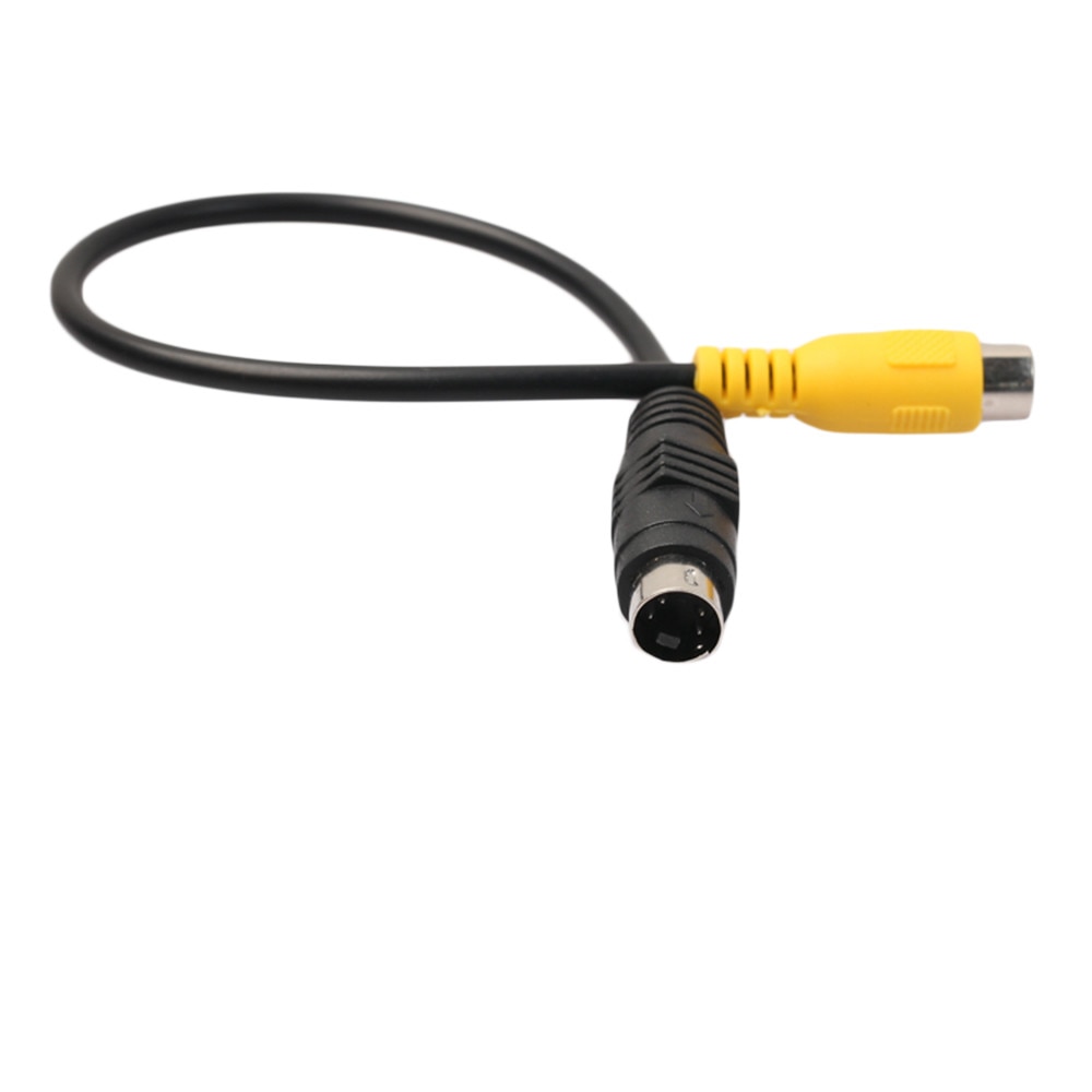 Produit le plus vendu en 4 broches S-VIDEO mâle à TV RCA AV femelle prise câble M à F PIN S adaptateur vidéo directe: Default Title