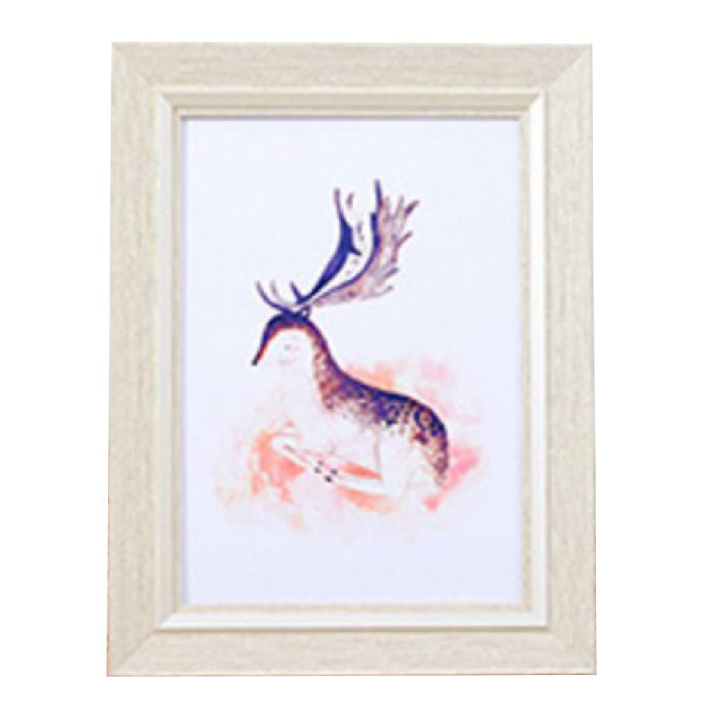 Modern Simple and Fresh Photo Frame Set Up 5 Inch 6 Inch 7 Inch 8 Inch 10 Inch A4 Wall Picture Frame Photo Frame: Linen white 6inch