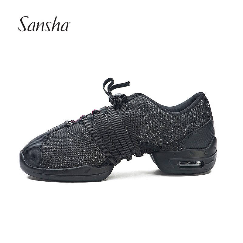 Sansha professeurs de toile professionnels Salsa Jazz chaussures de danse modernes pour femmes hommes baskets de danse P54C